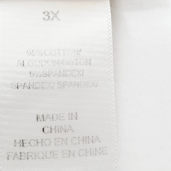 Alfred Dunner Women's "In the Navy" Square Neck Blouse Top sz XL - Picture 5 of 5